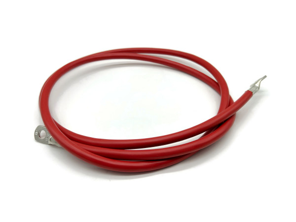 KFZ Kabel rot Länge 150cm von 25mm² Ringösen M8